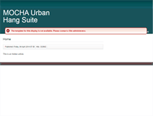 Tablet Screenshot of mochasuite.com
